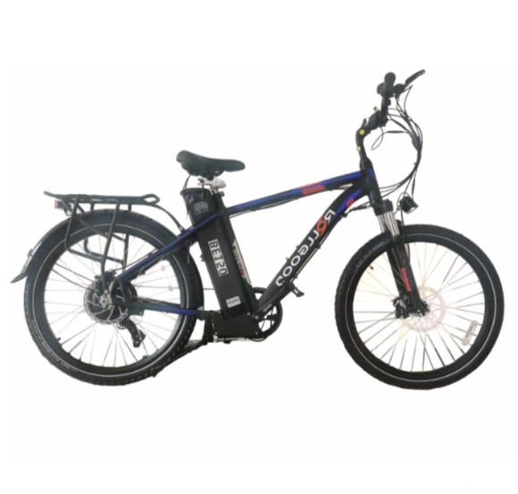 Buy cheap 26 Inch Electric Mountain Bikes Lightweight 40mph Full Suspension Mountain Ebike 250w-500w from wholesalers