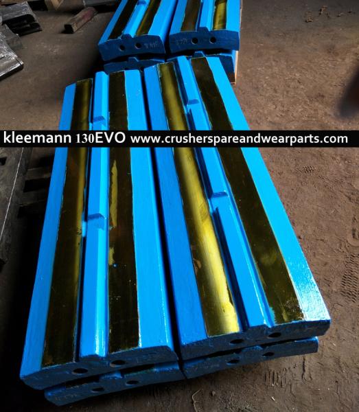 impact crusher Parts Kleemann 130EVO blow bars high manganese steel Impact plate