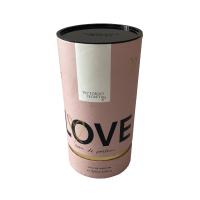 Buy cheap 157gsm 250gsm Tea Tin Paper Cylinder Containers With Metal Lid product