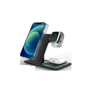 Buy cheap FCC Foldable Apple 3 In 1 Wireless Charging Stand from wholesalers