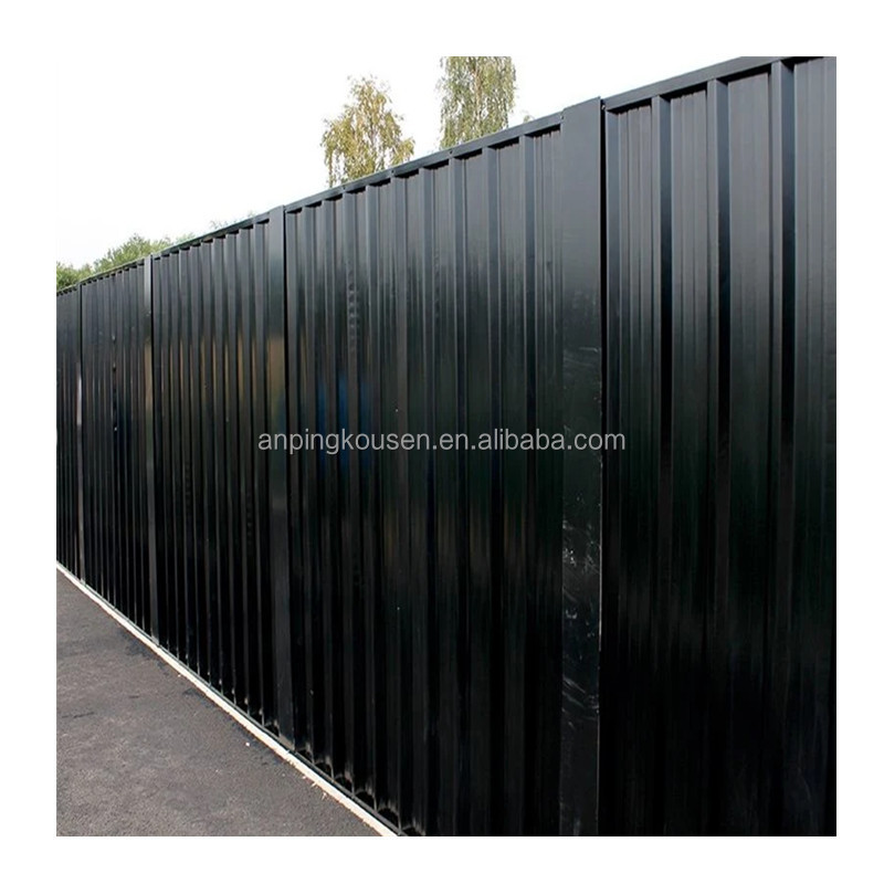 Pressure Treated Wood Type Heat Treated Iron Temporary Fencing for Maximum Privacy