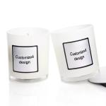 Custom 4Oz 120Ml Glass Candle Jar With Bamboo Wooden Lids