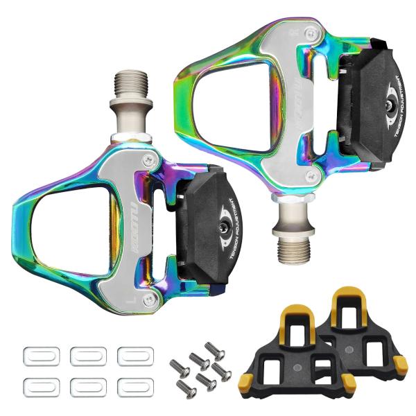 Buy cheap KOOTU Colorful Clipless Pedals Road Bike Pedals SPD Lock Pedals from wholesalers