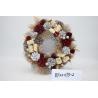 Buy cheap Wholesale Artificial Christmas Door Decoration Supplies Nature Pine Cone Large Christmas Wreath Garland Decor from wholesalers