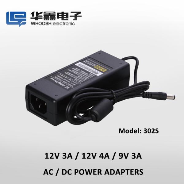 Buy cheap Desktop 3A 36W Universal 12V Power Adapter 3 PINS 78% Efficiency from wholesalers