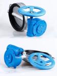 Sanitary SS304/316L Turbine Pair Butterfly Valve D371X-10/16P for Stop Water