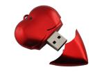 Buy cheap Red 32g Usb Flash Drive , Heart Shaped Round Plastic Usb Flash Drive from wholesalers