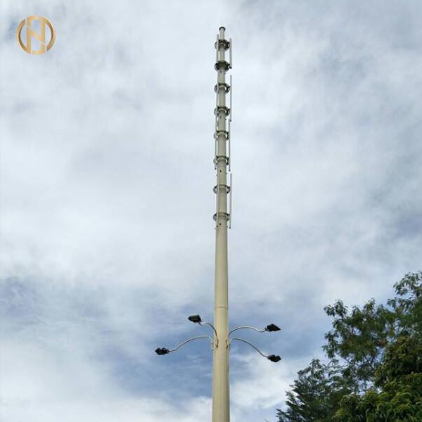 Buy cheap 15-60M Steel Telecommunication Post Monopole Telecommunications Tower from wholesalers