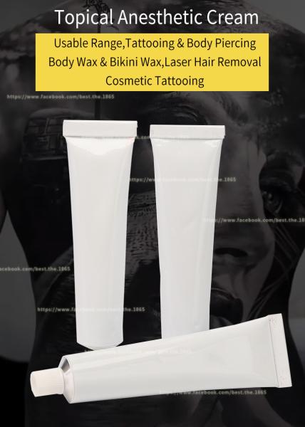 Waxing Tattoo Painless White Tube 30G Numb Anesthetic Cream White 30g Lidocaine