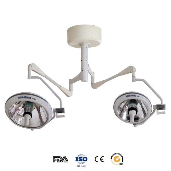 Buy cheap Medical Exam Lamps Ceiling Mount Operating Light With 2 Halogen Bulbs 150000 Lux from wholesalers