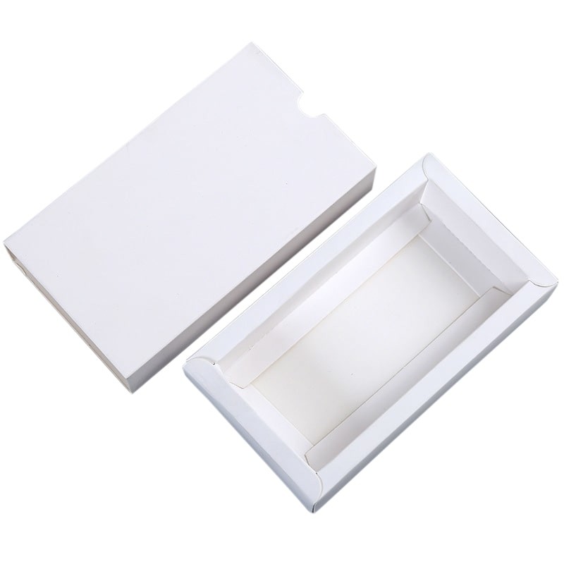 Pull Out Cardboard Slide Open Gift Boxes Folding Kraft Paper Drawer Box With Sleeve
