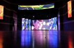 Full Color 64 X 64 Soft Curved Led Displays Screens Mooncell Kystar Control