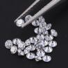 Buy cheap 0.8-3.3mm Round Brilliant Cut Man Made Diamond Moissanite DEF VVS VS Lab Grown Diamond from wholesalers