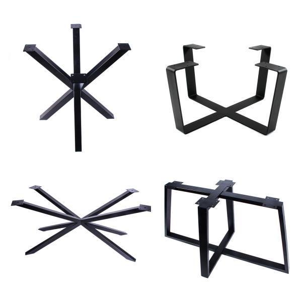 Buy cheap Large Cross Frame Round Pedestal Coffee Table Base for Customized Dining Furniture from wholesalers