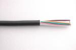 CE cert PVC data cable with tinned copper braid LiYY, LiYCY 3Cx1.0sqmm in black