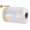 Buy cheap PE protect cover self adhesive mask film taped on one side Plastic cover sheet drop cloth for furniture, masking films from wholesalers