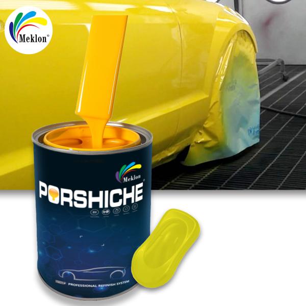 Buy cheap 1K Lemon Yellow Car Repair Paint Pure And Full Color Supplyer from wholesalers