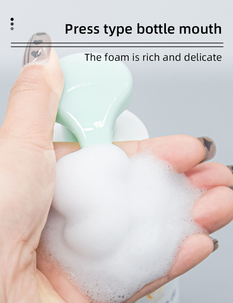 300ml HDPE/HDPE+LDPE/Soft Touch Empty Foam Pump Bottles Liquid Soap Pump UKF18