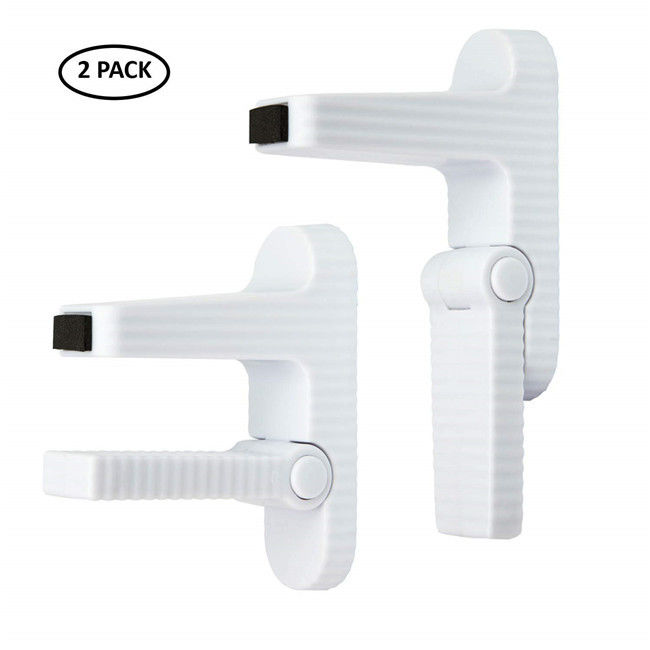Baby Proofing Baby Door Handle Lock Latches 3M Adhesive 2 Pack Easy Installation
