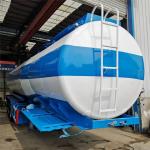 Aluminium Fuel Tanker Trailer Truck Manufacturers 3 Axle Gasoline Crude Oil