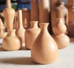 Home Wooden Candle Holder Craft Decor Statue Cute Handmade Wooden Figurines