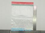 color Double zipper food storage bags, custom products food grade clear matte