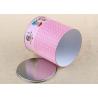 Buy cheap Pink Food Grade Kraft Paper Cans Packaging Aluminum Foil Liners Composite Can from wholesalers