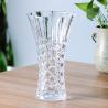 Buy cheap 30cm Tall Glass Flower Vase Clear Pressed Glass Material For Indoor / Outdoor from wholesalers