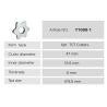Buy cheap 200mm Surface Prep Floor Grinders& Milling Machines Parts Small 6 Tips Carbide-Tipped Cutters Blades from wholesalers