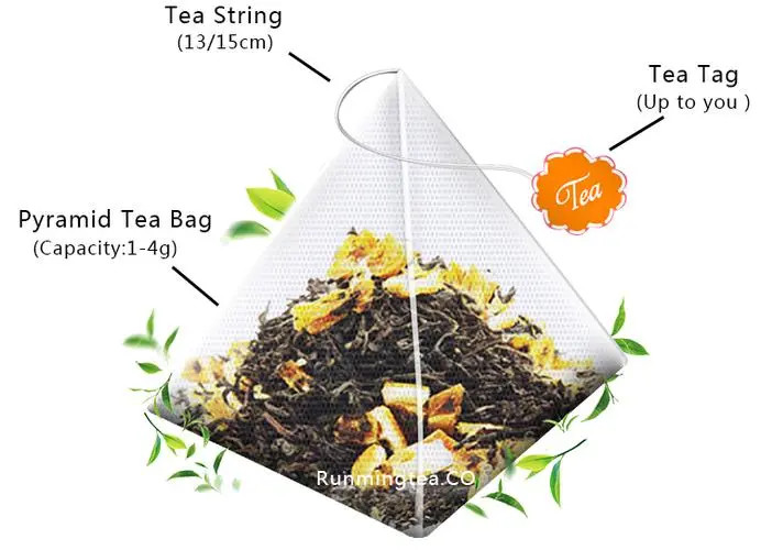 Nylon Triangle Rooibos Teabag Packaging Machine CE ISO9001 LC-NT-6
