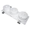 Buy cheap Grille White Recessed Downlights 3×5W Trimless LED Downlights from wholesalers