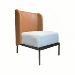 Hotel Furniture Modern Leisure Durable Solid Wood Leather Wholesale Guest Room