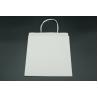Buy cheap White Unique Custom Printed Paper Bags Recyclable Extra Large Bottom from wholesalers