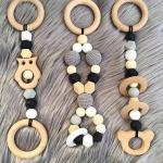 Wooden Rings for Crafts, Macrame Rings, Wood Teething Ring