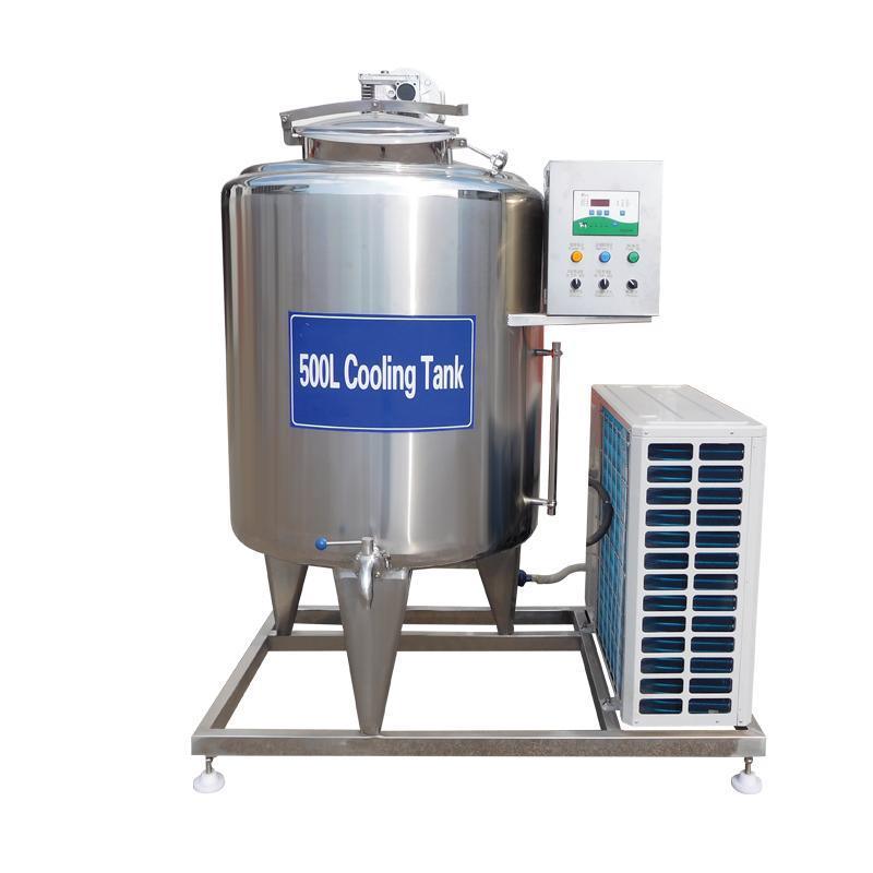 Stainless Steel Yogurt Dairy Blood Goat Storage Milk Chiller Tank Refrigerator 2000L 5000L 500L 1000L Milk Cooling Tank