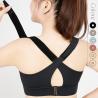 Buy cheap Breathable Plus Size Sports Bra Women Fitness Cross Strap Sweat Wicking from wholesalers