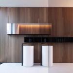 Hot Seal Wood Slat Acoustic Panel Aesthetics And Acoustic For Interior Wall