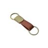 Buy cheap Pantone Leather Key Ring Holder Color Tape 10mm Brass Plating Personalised from wholesalers