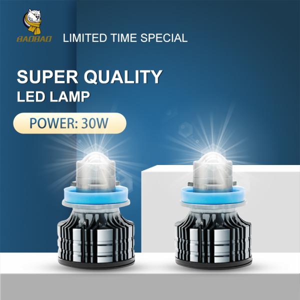 Buy cheap 9-36V 30W H3 H7 9005 9006 Universal LED Fog Lamp Bulb White Blue from wholesalers