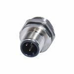 Rohs PA66 M12 Panel Mount Connector Uls M12 Right Angle Connector