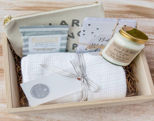 Handmade Rustic Wood Serving Tray , Wooden Box No Top With Logo Custom Packaging
