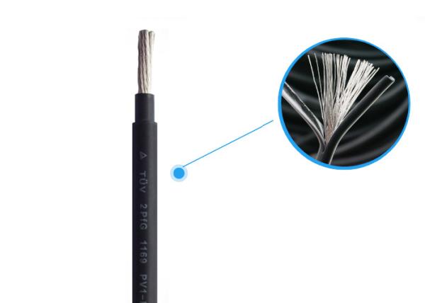 Buy cheap Tinned Stranded Copper XLPE Insulated 6mm2 Solar PV Cable from wholesalers