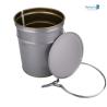 Buy cheap Inner Gold Tinplate Bucket , Sustainable White 5 Gallon Bucket Bucket from wholesalers