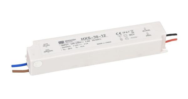 Buy cheap Plastic housing LED Rainproof Power Supply IP67 1.25A 30W 24V LED driver from wholesalers