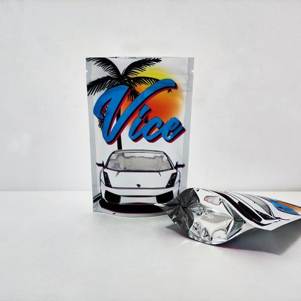 Buy cheap Heat Seal Plastic Bag Packaging 3.5g weed Bags Mylar Soft Touch Pouch from wholesalers