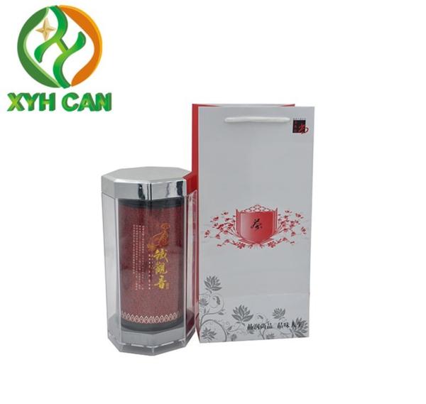 Buy cheap Tea Tin Can Tall Round Canister Recyclable Vintage Tinplate Box for Food Tea from wholesalers