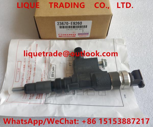 Buy cheap DENSO injector 295050-0760 for HINO N04C 23670-E9260, 23670E9260, 23670-E0250, 23670-E0380 from wholesalers