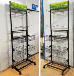 Metal Rack Retail Cigarette Condom Shelf Chewing Gum Stand