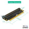 Buy cheap Reverse PCI-E 16X 3.0 express PCI-E 90 Degree Male To Female Riser Card from wholesalers