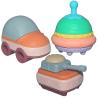Buy cheap MHC Montessori Educational Infant Taxi Silicone Stacking Blocks Silicone Stacking Toys from wholesalers